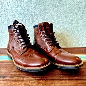 Men’s Sonoma Goods For Life Graham ankle boots cognac sz 10.5